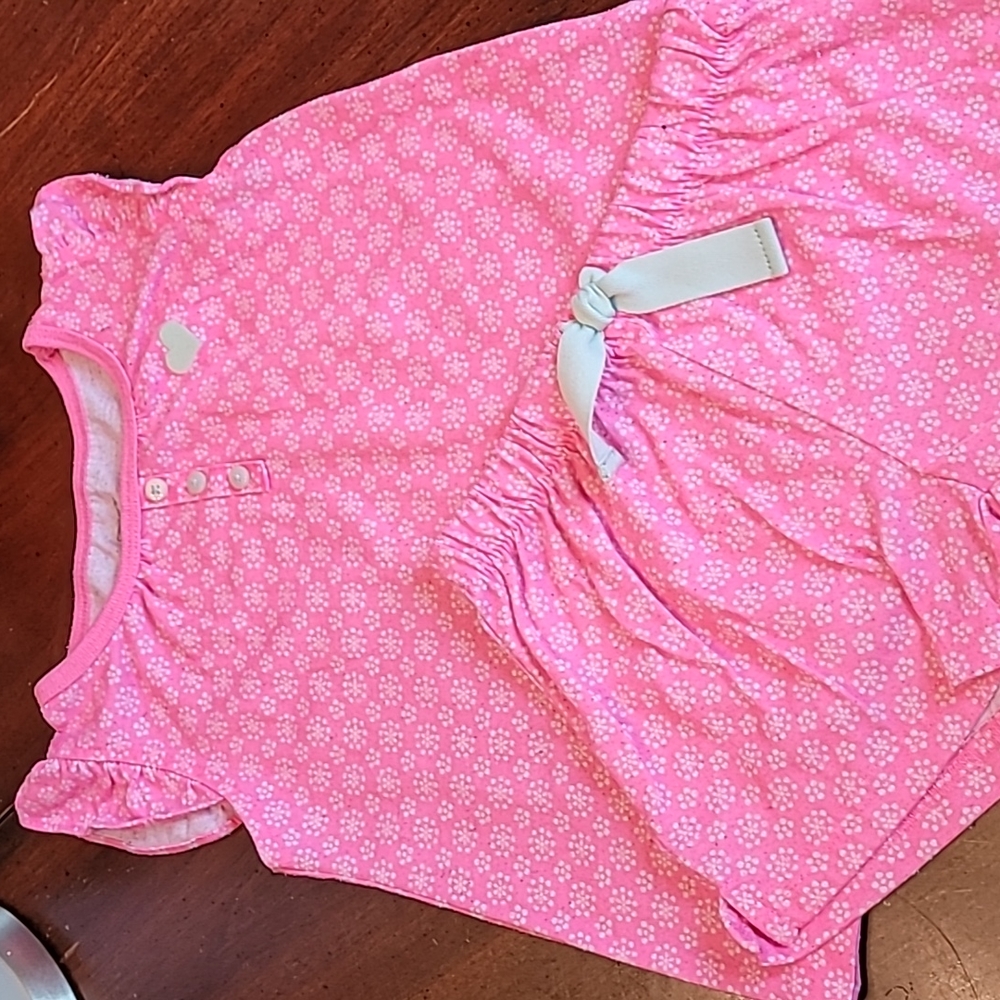 Carter's hot pink pajama set
